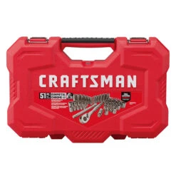 Craftsman Mechanics Tool Set - Steel - 51 Pieces