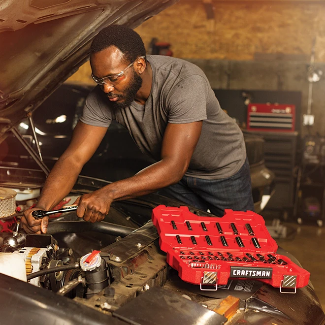 Craftsman Mechanics Tool Set - Steel - 51 Pieces - Image 4