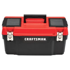 Craftsman Plastic Tool Box - 16" - Red And Black