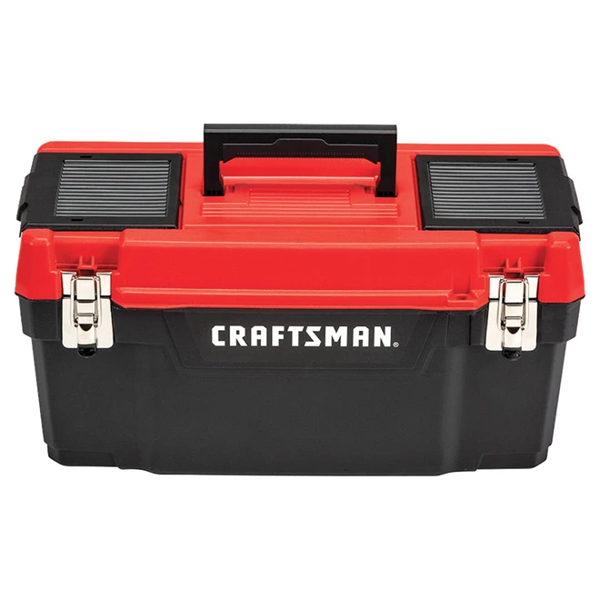 Craftsman Plastic Tool Box - 16" - Red And Black