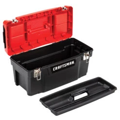 Craftsman Plastic Tool Box - 20" - Red And Black