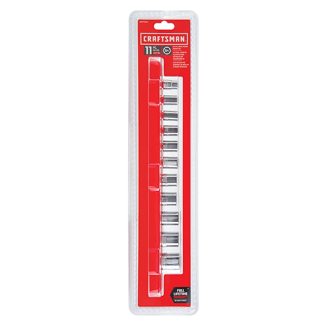 Craftsman Standard Socket Set - 3/8 In - 11 Pieces