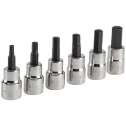 Craftsman Hex Bit Socket Set - 3/8" - Metric - 6 Pieces