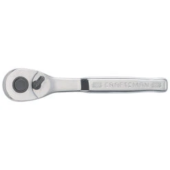 Craftsman Ratchet - Chrome - Pear Head - 72 Teeth - 1/4"