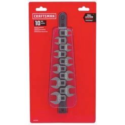 Craftsman Crowfoot Wrench Set SAE - 3/8" - 10 Pieces