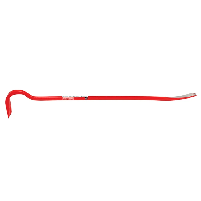 Craftsman Spring Steel Pry Bar - 36" - Steel - Red