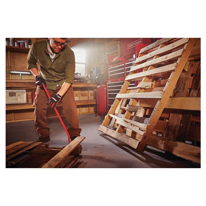 Craftsman Spring Steel Pry Bar - 36" - Steel - Red - Image 2