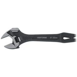 Craftsman Adjustable Wrench - 10" - Steel - Demolition - Black Oxide Finish