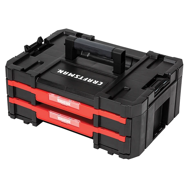 Craftsman Double-Drawer Tool Unit - Black And Red - Image 2