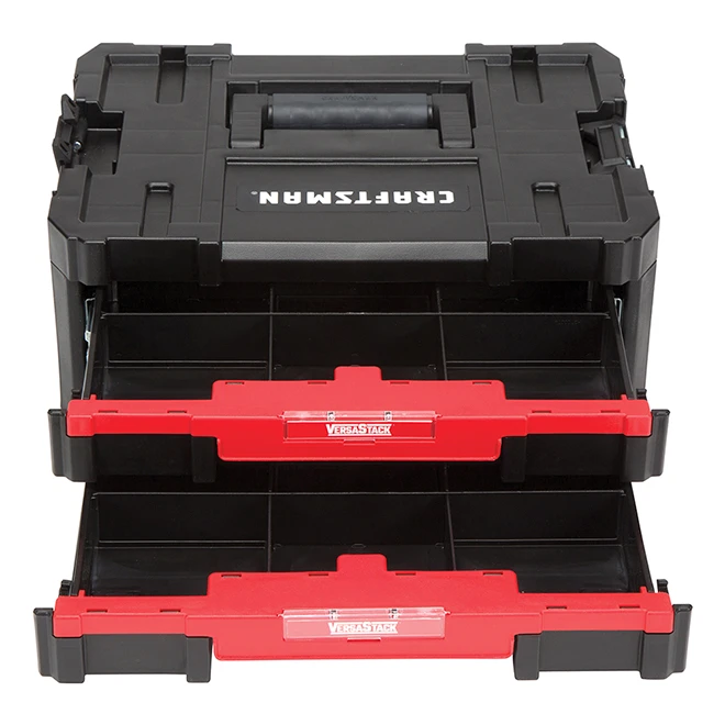 Craftsman Double-Drawer Tool Unit - Black And Red - Image 5