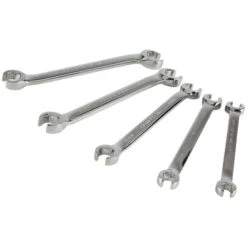 Craftsman 5-Piece 6-Point Metric Flare Nut Open End Wrench Set