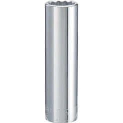 Craftsman 12-Point Deep Socket - 16-mm X 1/2-in - Steel