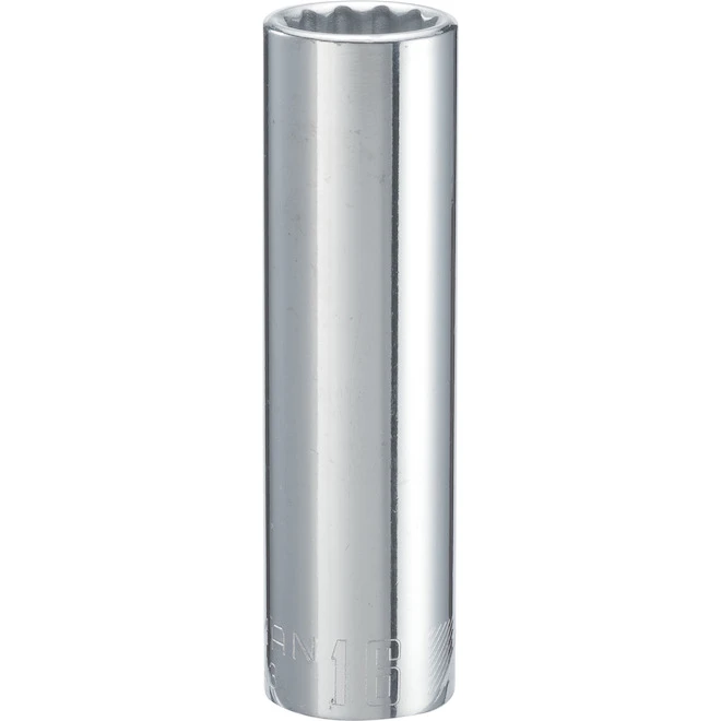 Craftsman 12-Point Deep Socket - 16-mm X 1/2-in - Steel
