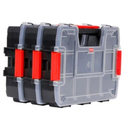 Craftsman 10 Compartments Plastic Organizers - Pack Of 3