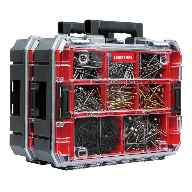 Craftsman 10-Compartment Plastic Small Parts Organizer - Image 2