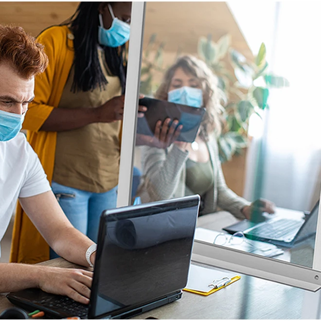 Counter Sneezeguard - Acrylic - 24-in X 36-in X 0.13-in - Clear