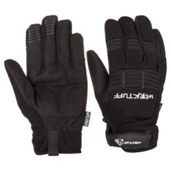 Men's Synthetic Leather Mechanic Gloves - Dexterity - L