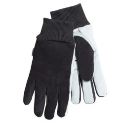 Horizon Men's Split Leather Hybrid Mechanic Gloves - L-XL