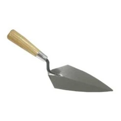 Richard Professional Pointing Trowel - Steel - 3 1/2-in W X 7-in L - Wooden Handle