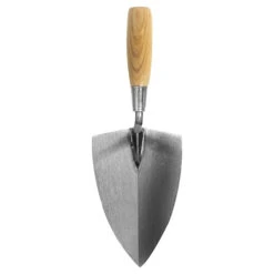 Richard Professional Pointing Trowel - High-Carbon Steel - 4 1/2-in W X 7-in L - Wooden Handle