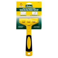 Richard Snap-Lock Clamp System Scraper - Yellow And Black - 4-in W High Carbon Steel Blade - 9-in L Metal Handle