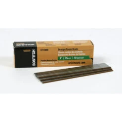Bostitch 1-in Finishing Brad Nails - 18-Guage - Painted Brown Heads - 3,000-Pack
