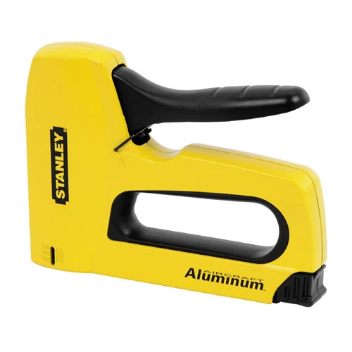 Stanley Sharpshooter Heavy-Duty Staple Gun - Black/Yellow - Anti-Jam Mechanism - 7-in L