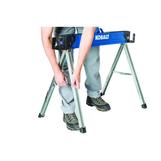 Kobalt 30-in X 43-in Blue And Black Steel Fixed Leg Saw Horse - Image 3