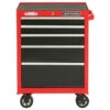 Craftsman Tool Cabinet - 5 Drawers - 26.5" X 18" X 37.5" - Red/Black