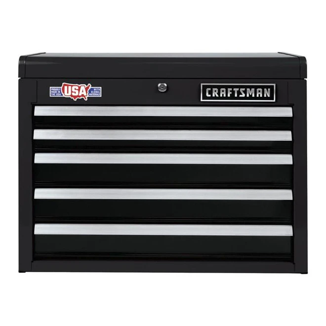 Craftsman 2000 Series 5-Drawer Tool Chest - 26-in - Black