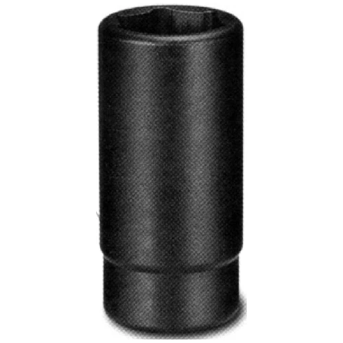 Unitool Deep Impact Socket - Black - Steel - 1/2-in Drive X 1 3/8-in W