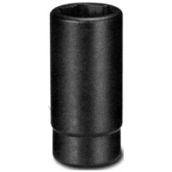 Unitool Deep Impact Socket - Black - Steel - 1/2-in Drive X 1 5/16-in W