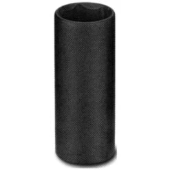 Unitool Deep Impact Socket - Black - Steel - 1/2-in Drive X 11/16-in W