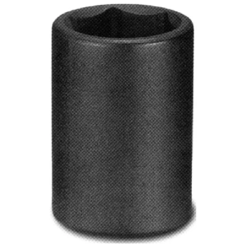 Unitool Regular Impact Socket - Black - Steel - 1/2-in Drive X 26-mm W