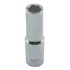 Unitool Deep Socket - Chrome Finish - Steel - 1/2-in Drive X 19-mm W - 1 Per Pack