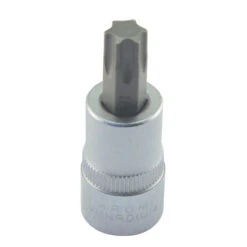 Unitool Torx Bit Socket - Chrome Finish - Steel - 3/8-in Drive X T45 Bit