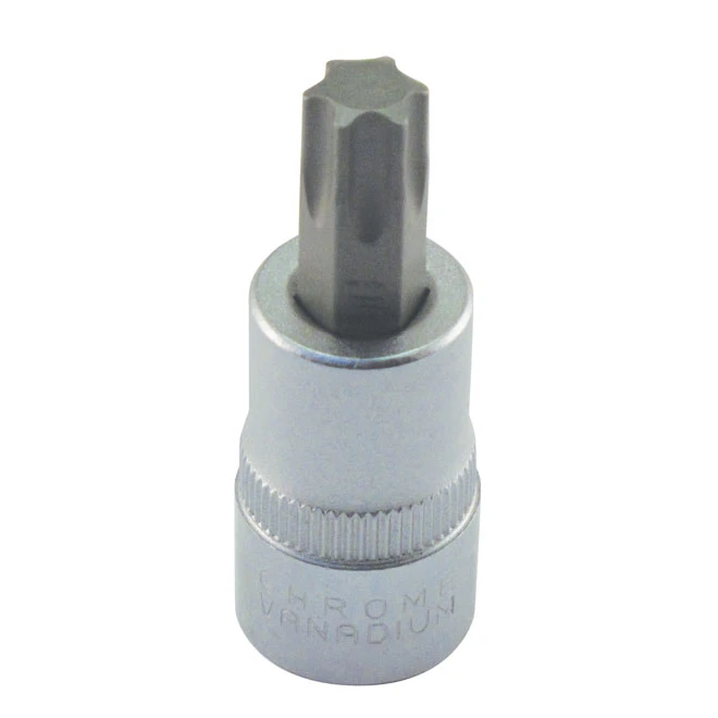 Unitool Torx Bit Socket - Chrome Finish - Steel - 3/8-in Drive X T45 Bit