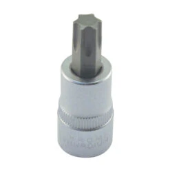 Unitool Torx Bit Socket - Chrome Finish - Steel - 3/8-in Drive X T50 Bit