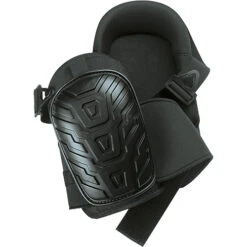 Kuny's Professional Knee Pads - Polyester And Neoprene - Black - 1/2-in High-density Foam