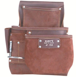 Kuny's Tool Pouch - Leather - Brown - 7 Pockets - Water Resistant