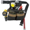 Kuny's Nail And Tool Belt - Black - Polyester - 4 Pockets