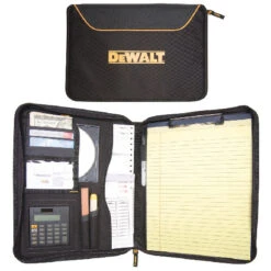 DeWalt Contractor Document Portfolio - Black And Yellow - Polyester - 11-in X 8 1/2-in