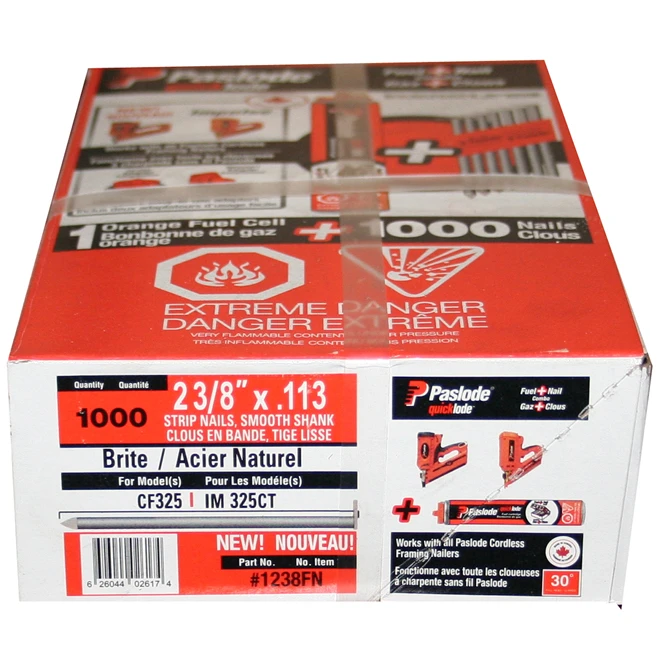 Paslode "Quicklode(TM)" Framing Fuel And Nail Pack- 2 3/8"