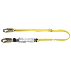 Safety Works 6-ft Single Leg Fall Shock-Absorbing Lanyard
