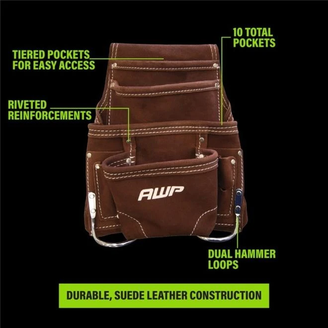 AWP 146-in³ Leather Tool Pouch - Image 4