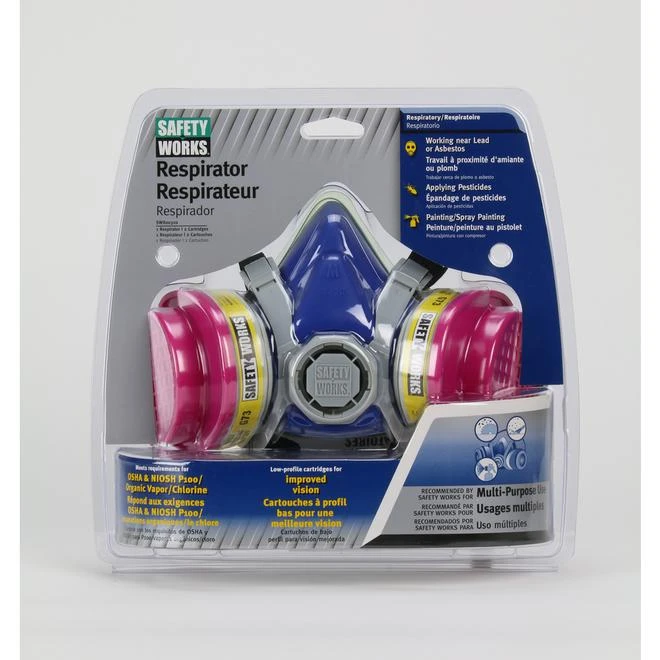 Safety Works Respirator Improved Vision