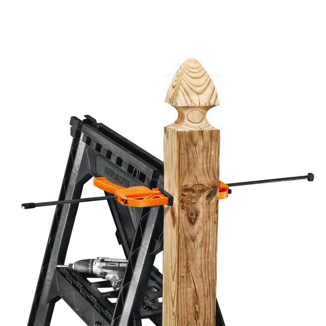 WORX 2-Piece 32-in ABS Plastic Saw Horse - Image 4