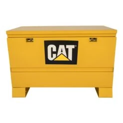 Cat CT 36-in X 20-in X 24-in Yellow Steel Jobsite Chest With Double Padlock System