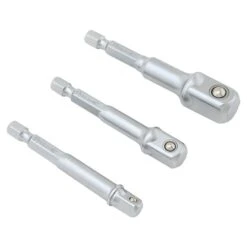 Dynamic Tools 1/4-in; 3/8-in; And 1/2-in Standard Hexagonal Socket Driver Adapter Set - 3-Piece