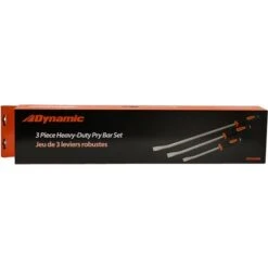 Dynamic Tools 3-Piece Premium Tool Steel Comfort Grip Pry Bar Set